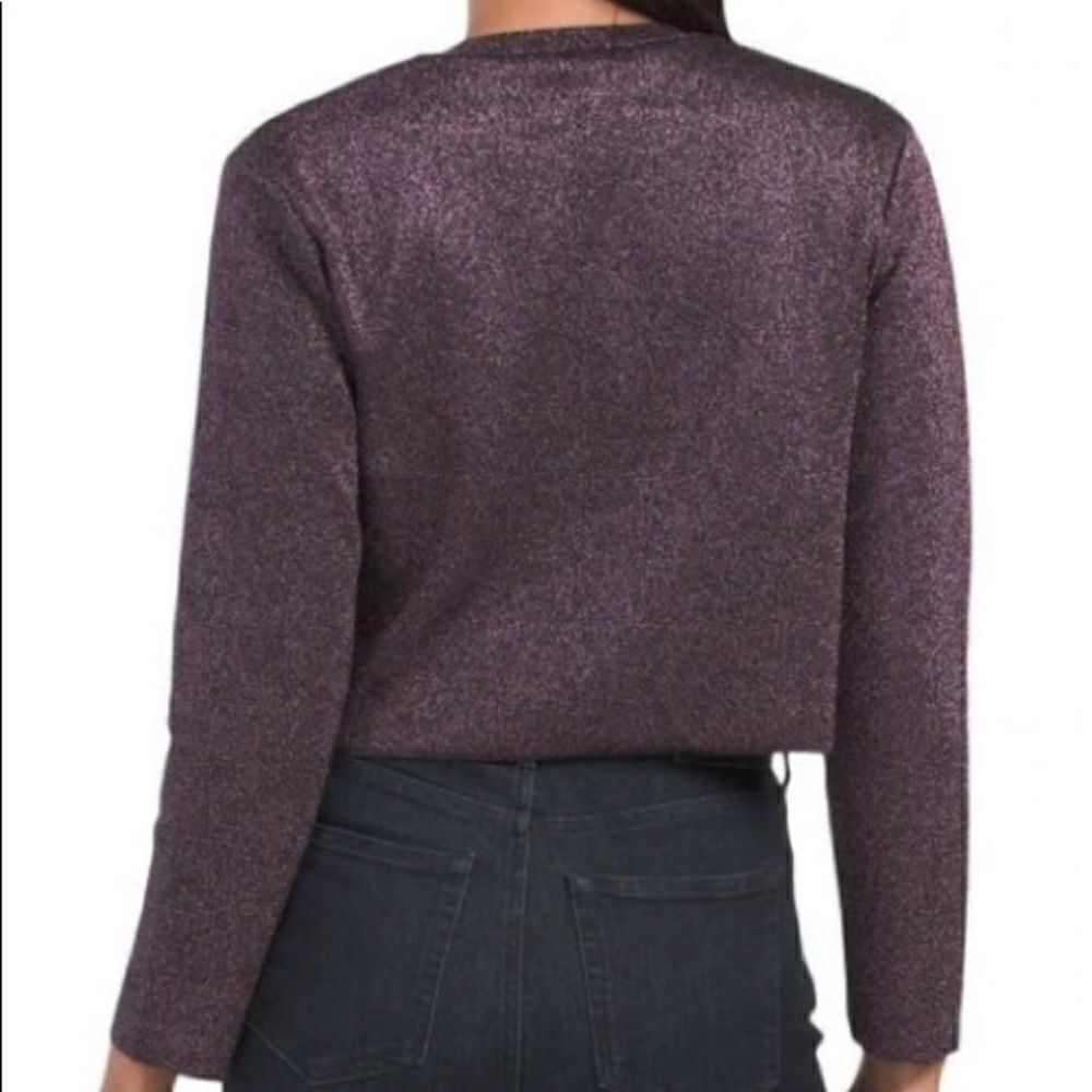Zara Metallic Shimmer Cardigan Set - Picture 11 of 16